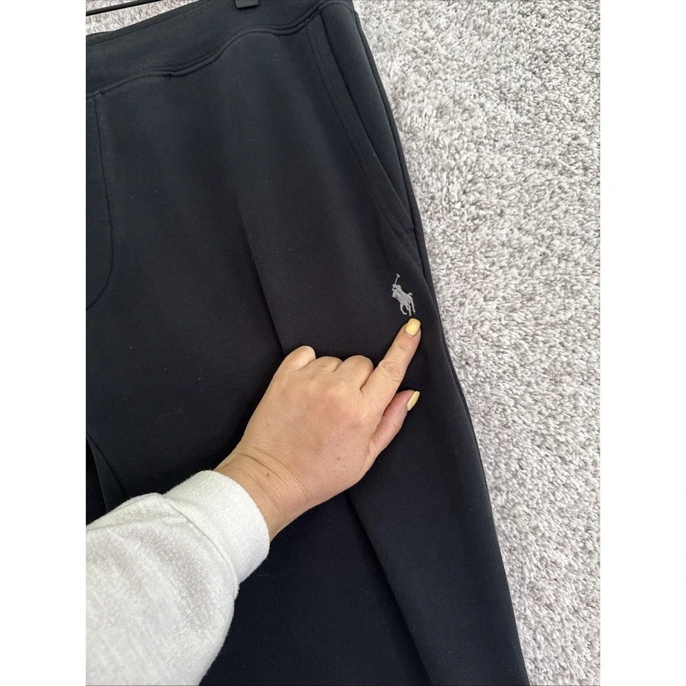 POLO Ralph Lauren‎ Jogger Pants XL - Black With Gray Polo